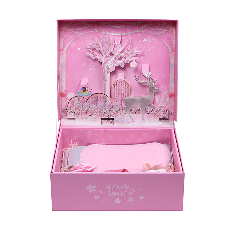 Flag Village Hand Gift Packaging Box Birthday Gift Bag Box Customization