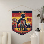 Flag Village Spain National Flag Pennant