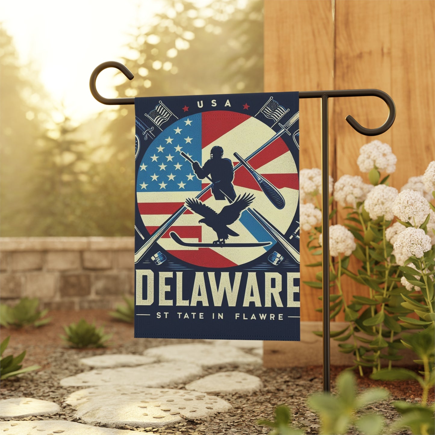 Flag Village Delaware State Flag Sporting Garden & House Banner DE0002