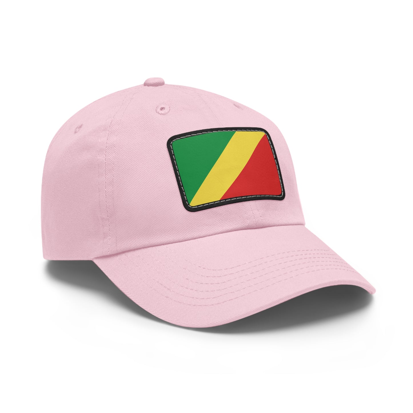 Flag Village Congo Flag Hat Cap with Leather Patch