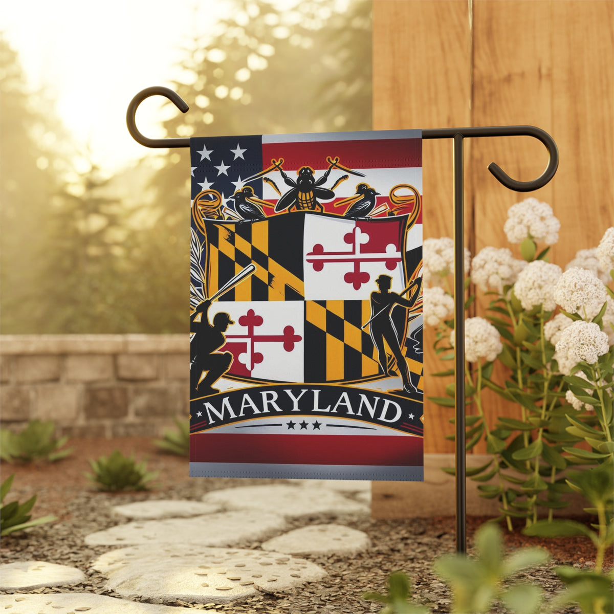 Flag Village Maryland State Flag Sporting Garden & House Banner MD0001