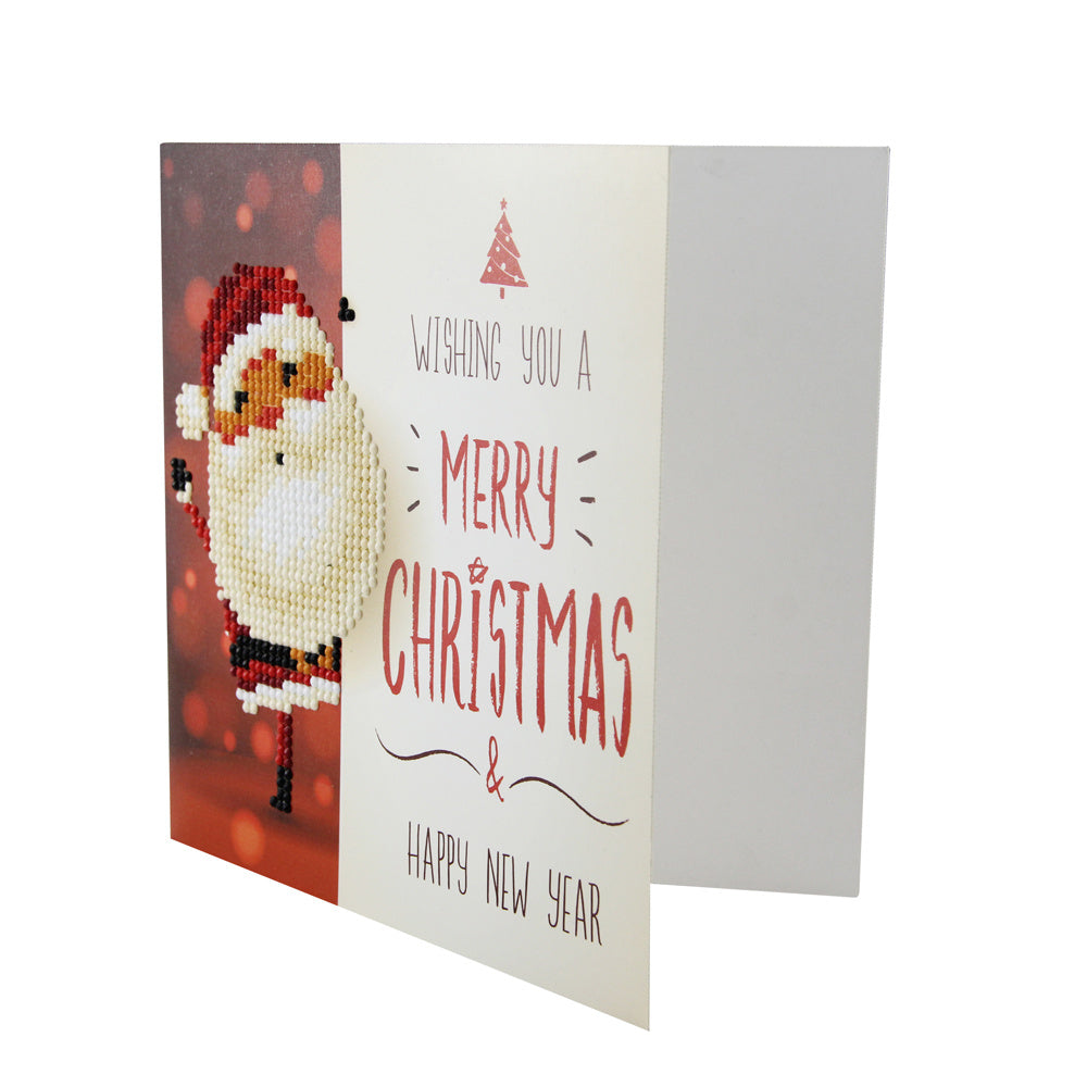 Flag Village Christmas DIY Diamond Painting Greeting Cards 5D Cartoon Birthday Postcards Kids Festival Embroidery Greet Cards Gifts