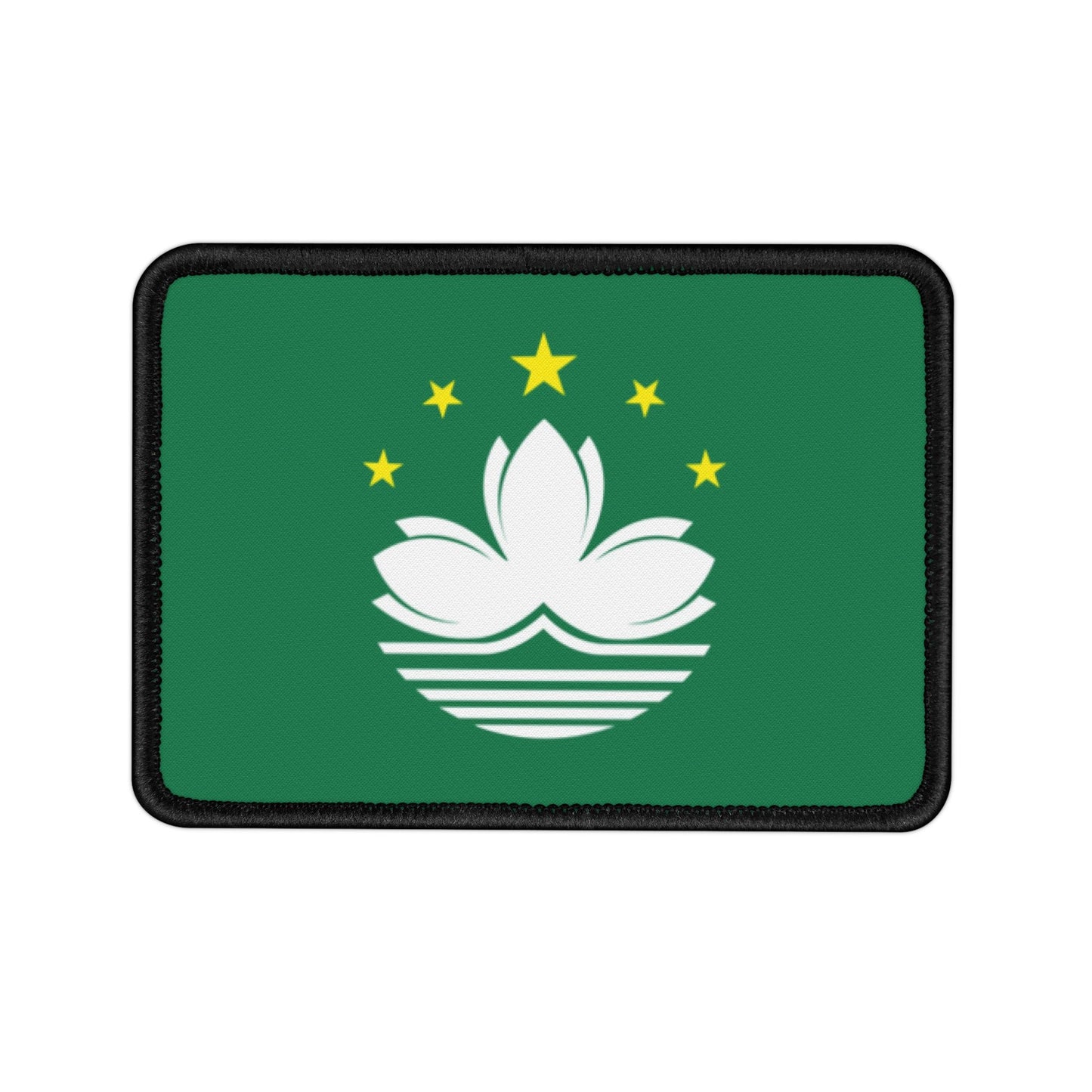 Flag Village Macao Flag Embroidery Iron-On Patches