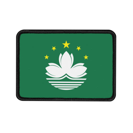 Flag Village Macao Flag Embroidery Iron-On Patches