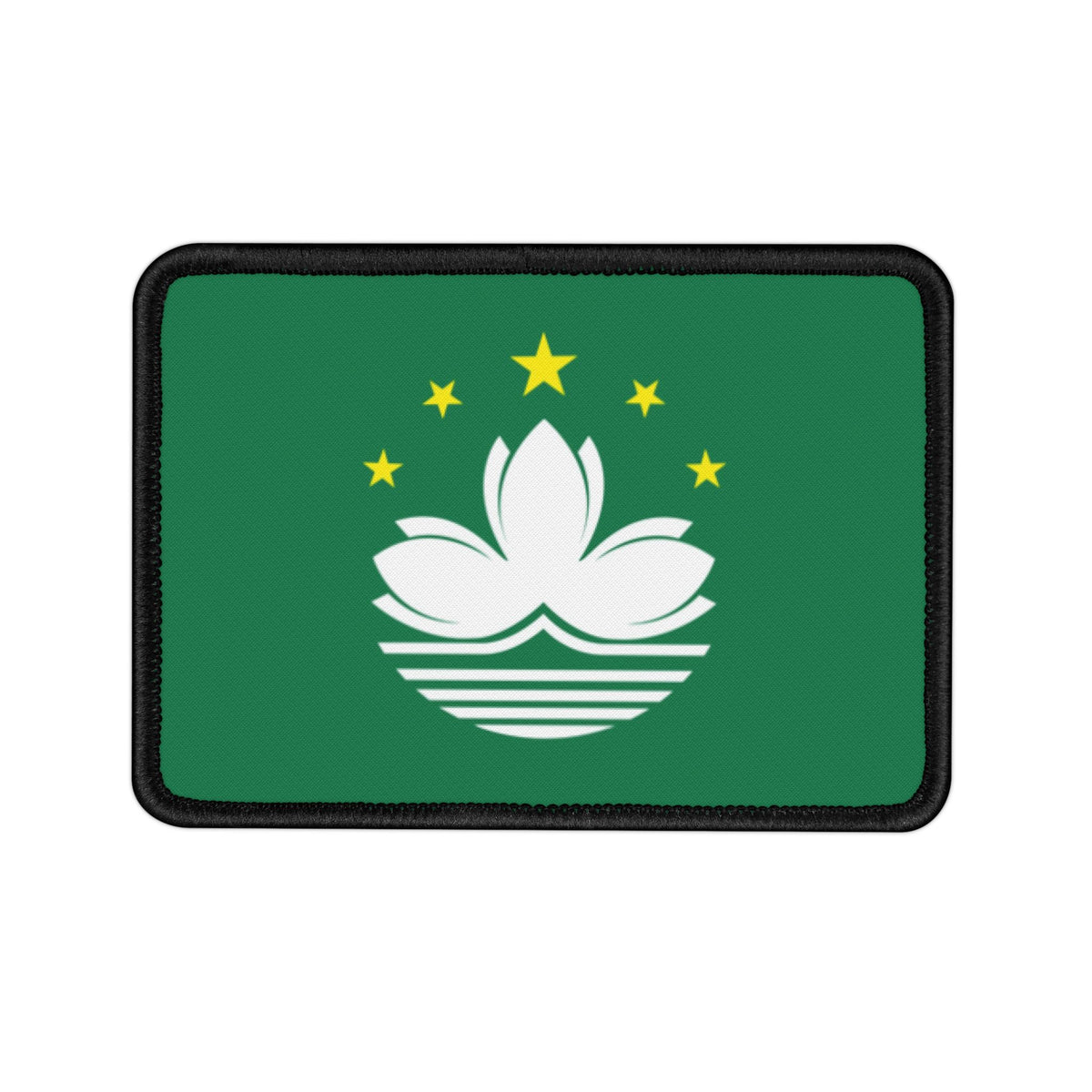 Flag Village Macao Flag Embroidery Iron-On Patches