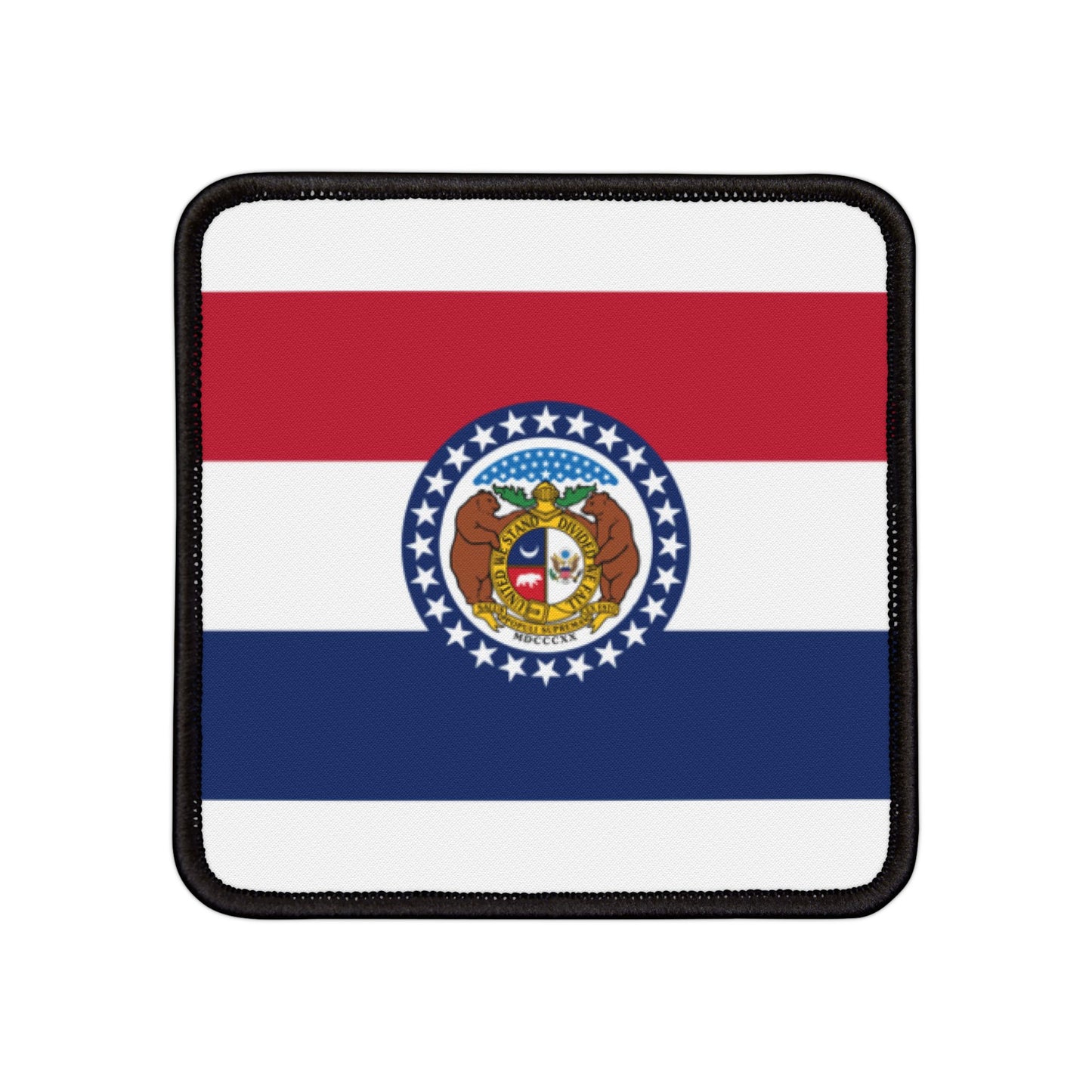 Flag Village Missouri State Flag Embroidery Iron-On Patches