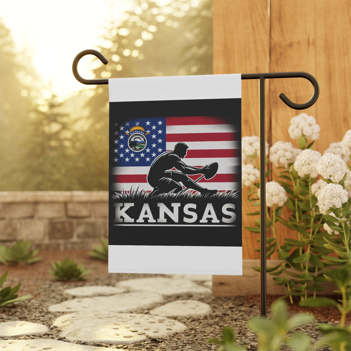 Flag Village Kansas State Flag Sporting Garden & House Banner KS0003