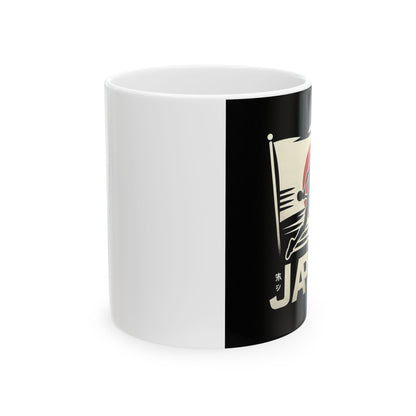 Flag Village Japan Sporting Flag Ceramic Coffee Mug 11oz JPN0008