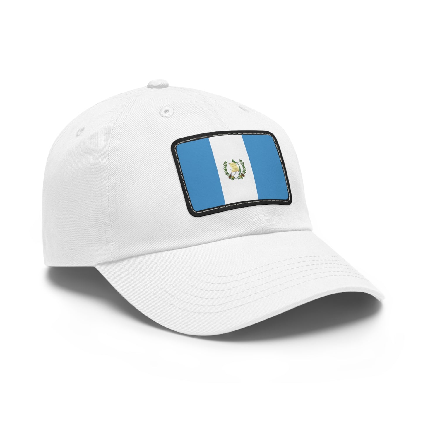 Flag Village Guatemala Flag Hat Cap with Leather Patch