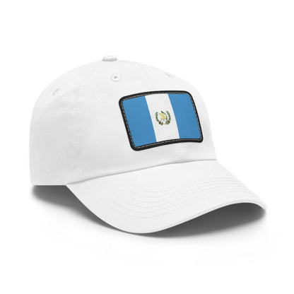 Flag Village Guatemala Flag Hat Cap with Leather Patch