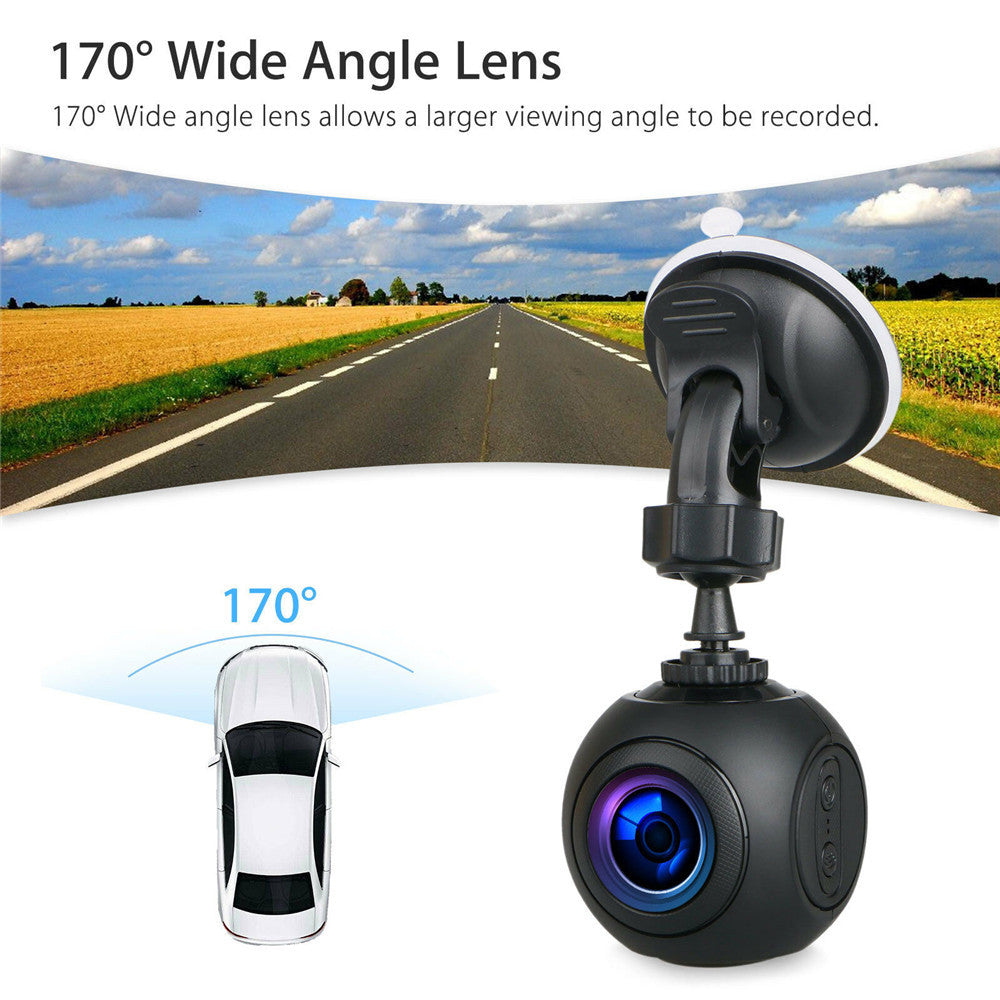 Flag Village Auto Tools Mini WiFi Car Dash Cam FHD 1080P GPS Camera Dashboard W/ G-Sensor Night Vision