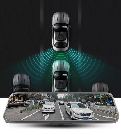 Flag Village Auto Tools Dual Cameras Driving Recorder with Full Display Screen