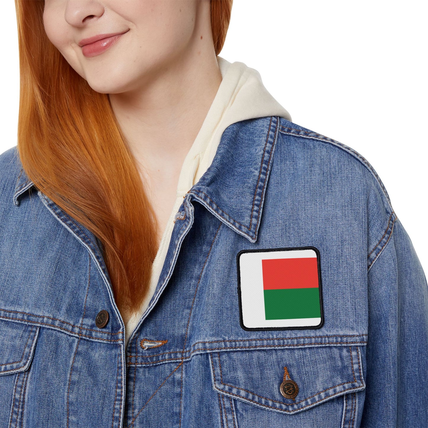 Flag Village Madagascar Flag Embroidery Iron-On Patches