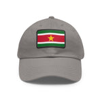Flag Village Suriname Flag Hat Cap with Leather Patch