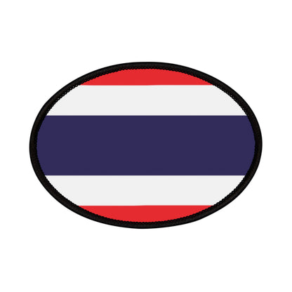 Flag Village Thailand Flag Embroidery Iron-On Patches