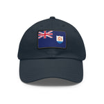 Flag Village Anguilla Flag Hat Cap with Leather Patch