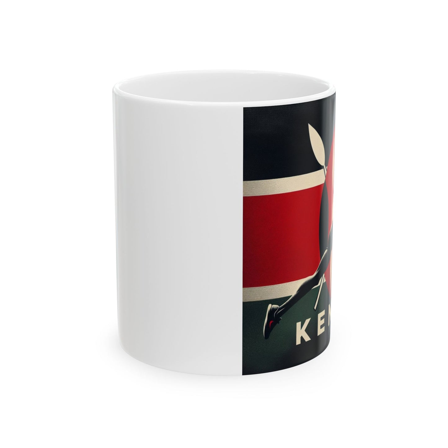 Flag Village KENYA Sporting Flag Ceramic Coffee Mug 11oz KEN0003