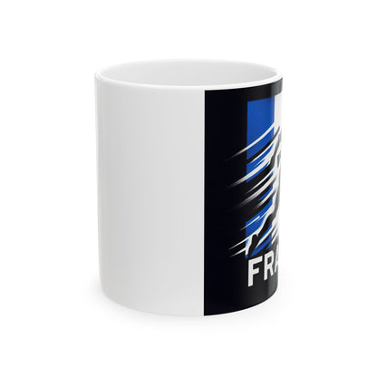 Flag Village France Sporting Flag Ceramic Coffee Mug 11oz FV-MG0014