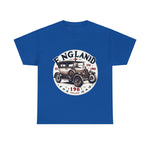 Flag Village UK Vintage Car Flag T-SHIRT Heavy Cotton Tee UK0019