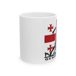 Flag Village Georgia Sporting Flag Ceramic Coffee Mug 11oz FV-MG0012