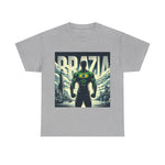Flag Village Brazil Sporting Flag T-SHIRT Heavy Cotton Tee BRA0001