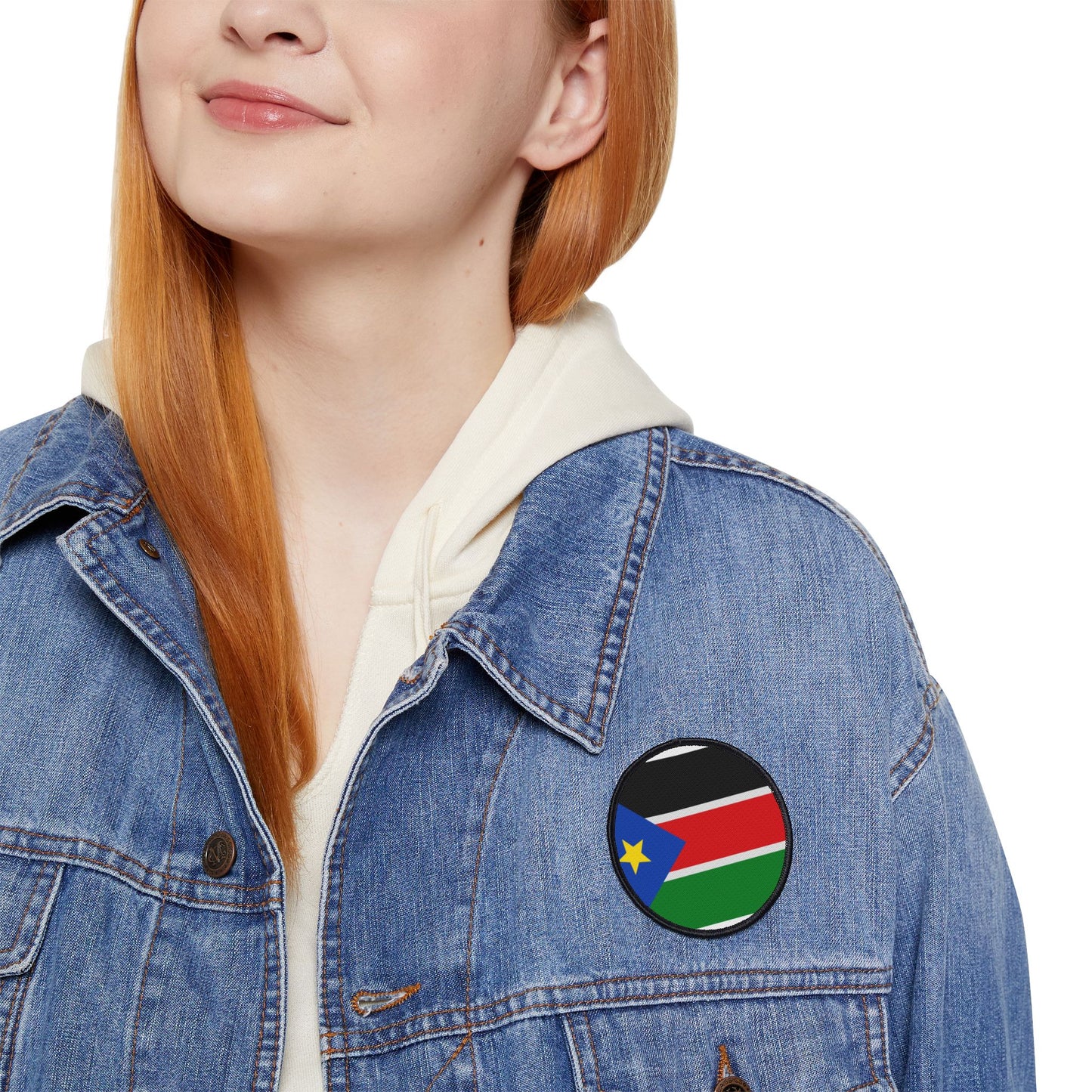Flag Village South Sudan Flag Embroidery Iron-On Patches