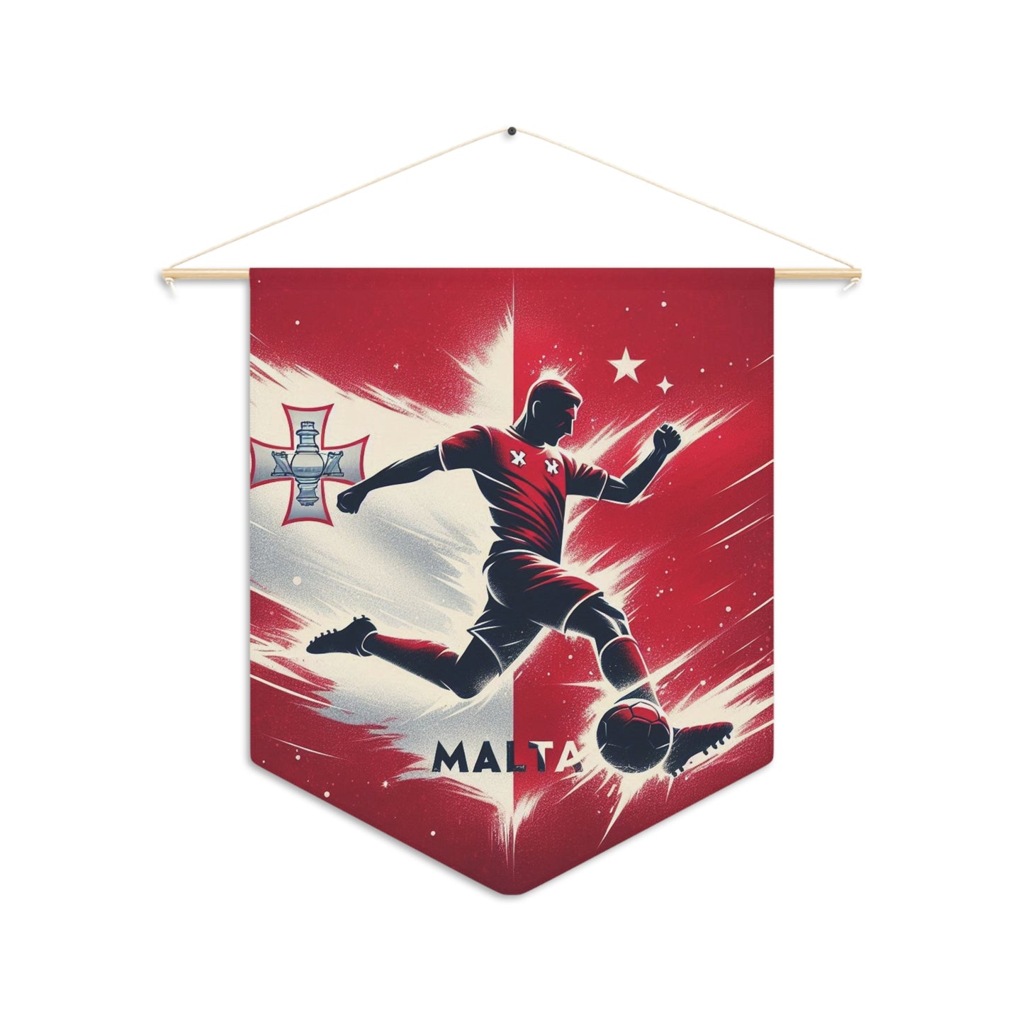 Flag Village Malta Flag Pennant Sporting Home Wall decoration MLT0001