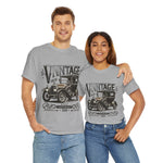 Flag Village USA Vintage Car Flag T-SHIRT Heavy Cotton Tee USA0005