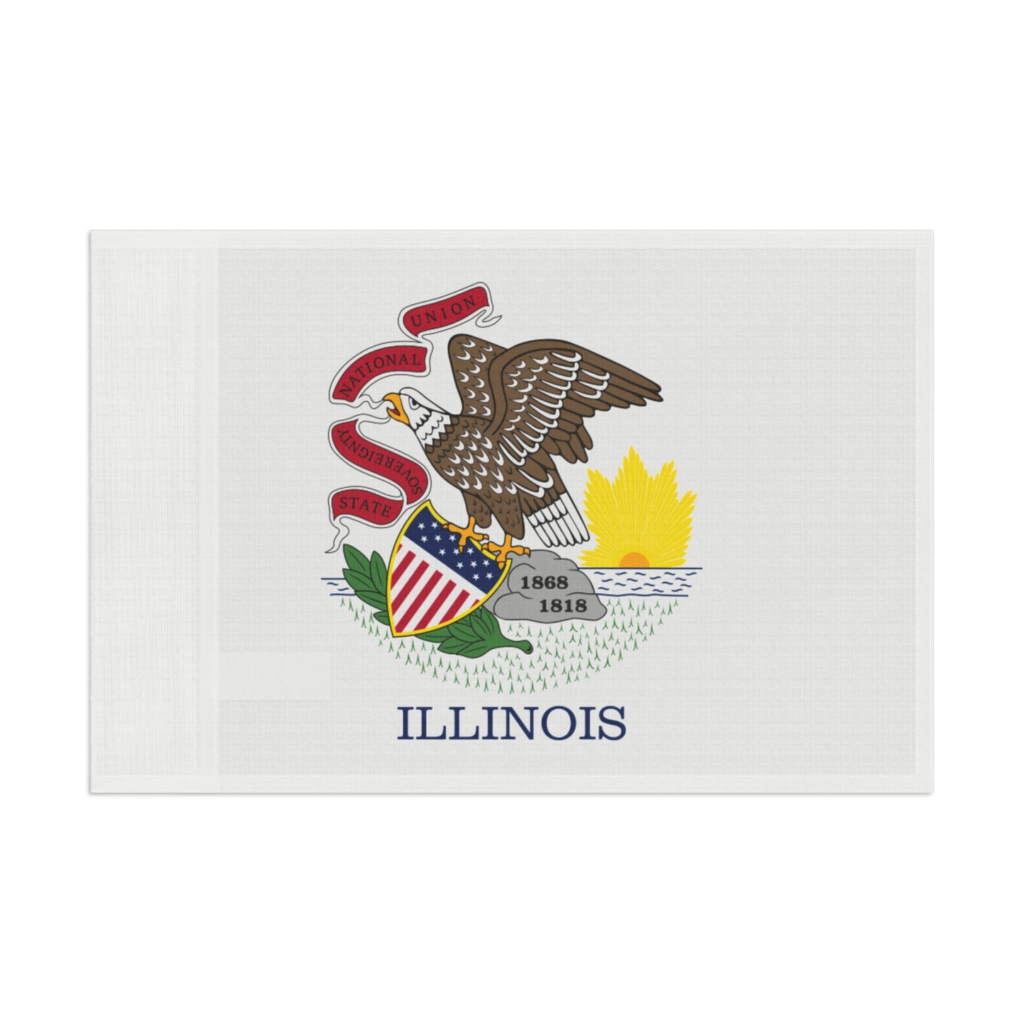 Flag Village USA Illinois State Flag 18" x 12" / 36" x 24" / 60" x 36"