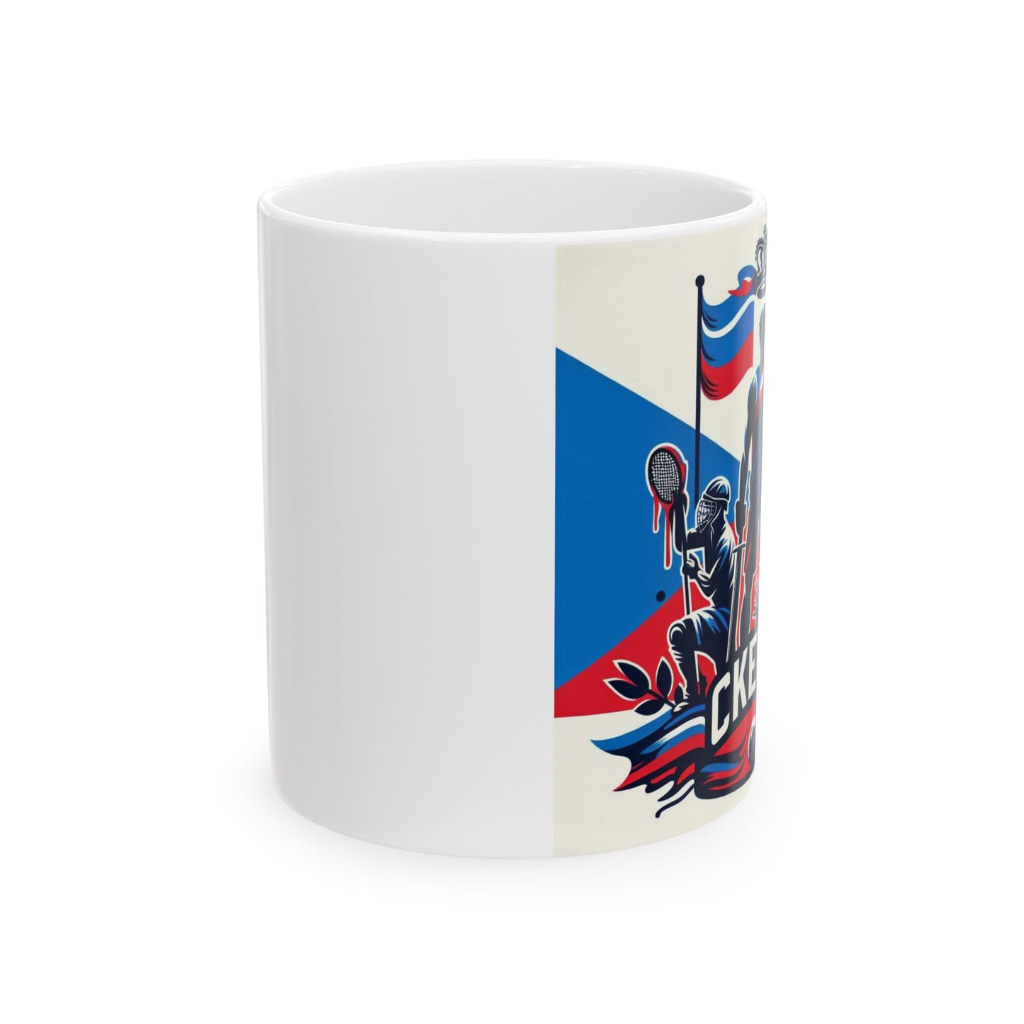 Flag Village Czech Sporting Flag Ceramic Coffee Mug 11oz CZE0001