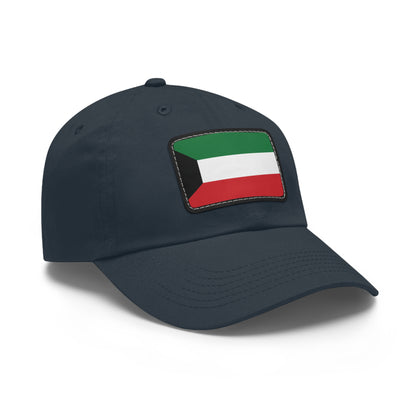 Flag Village Kuwait Flag Hat Cap with Leather Patch