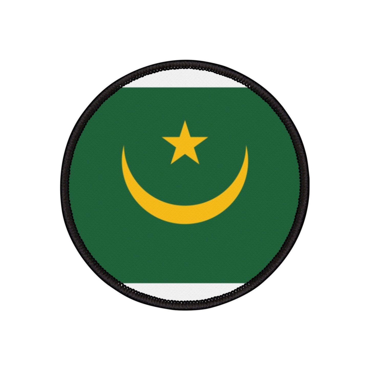 Flag Village Mauritania Flag Embroidery Iron-On Patches