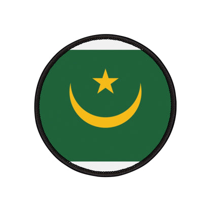 Flag Village Mauritania Flag Embroidery Iron-On Patches