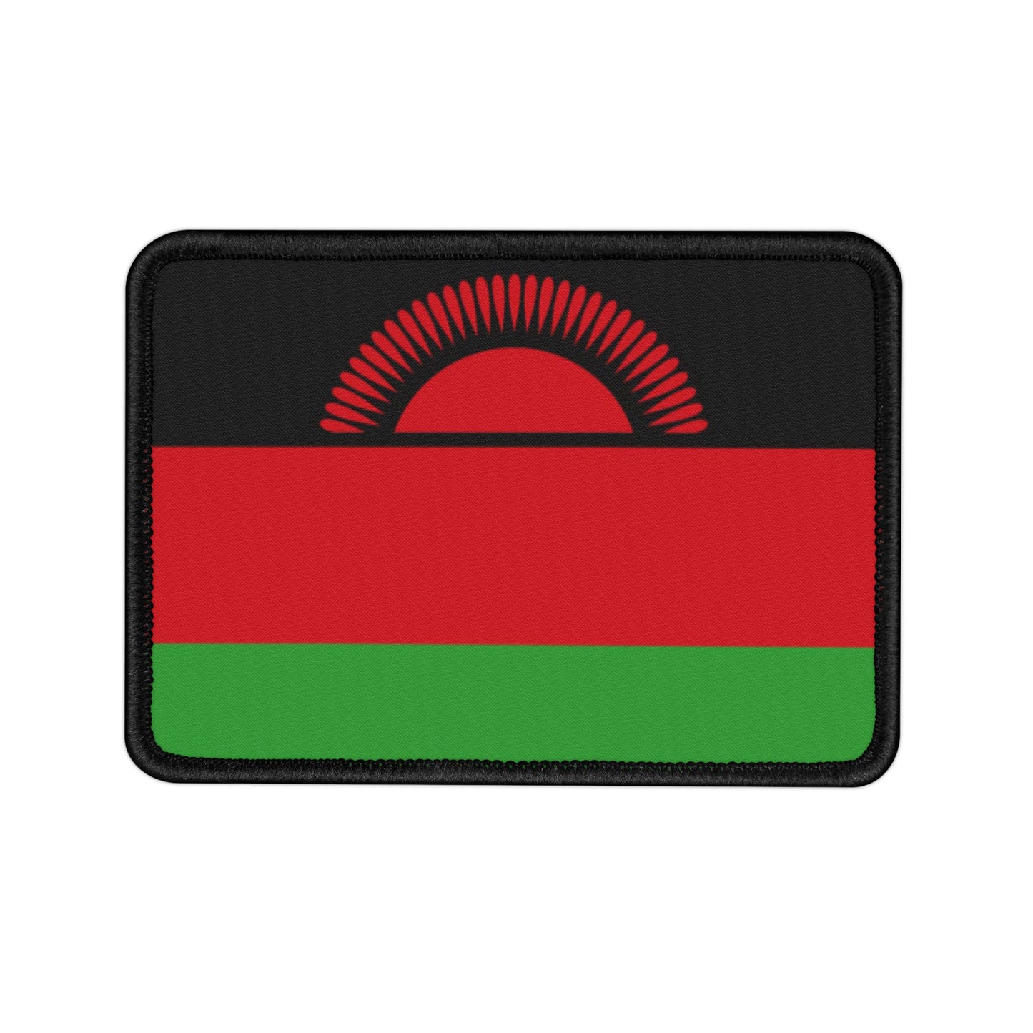 Flag Village Malawi Flag Embroidery Iron-On Patches