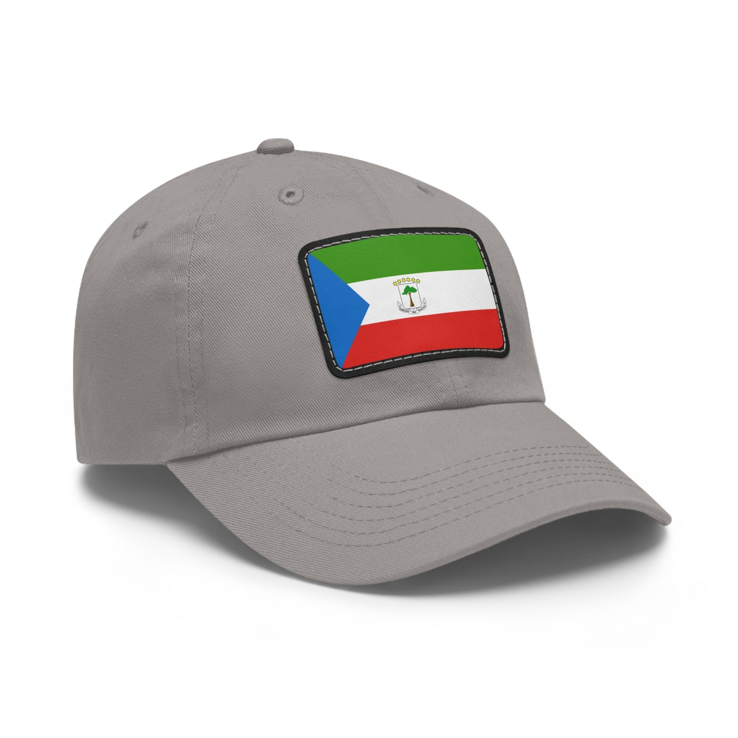 Flag Village Equatorial Guinea Flag Hat Cap with Leather Patch