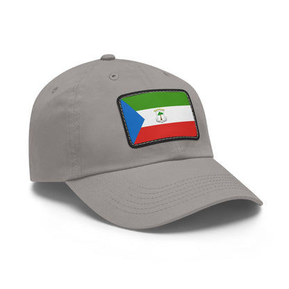 Flag Village Equatorial Guinea Flag Hat Cap with Leather Patch