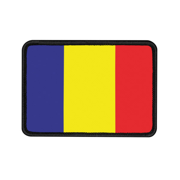 Flag Village Chad State Flag Embroidered Iron-On Patch