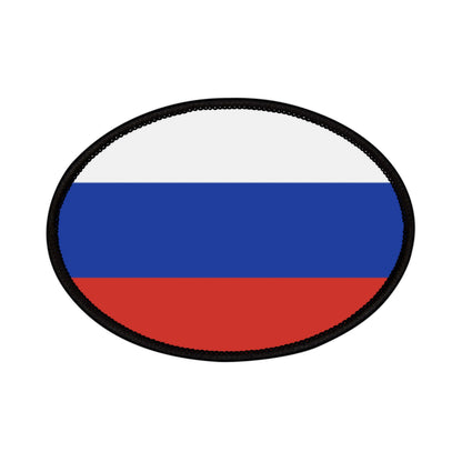 Flag Village Russia Flag Embroidery Iron-On Patches