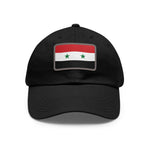 Flag Village Syria Flag Hat Cap with Leather Patch