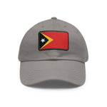 Flag Village Timor(East Timor) Flag Hat Cap with Leather Patch