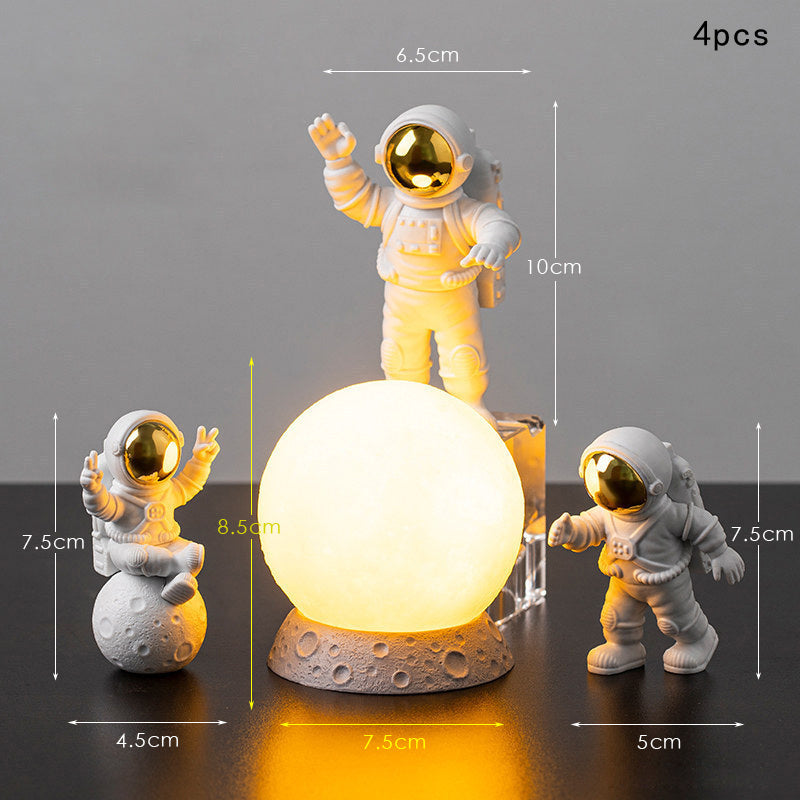Flag Village Astronaut Astronaut Series Birthday Gift Box Set Ornament