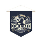 Flag Village Michigan State Flag Pennant Sporting Home Wall decoration MI0001