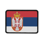 Flag Village Serbia Flag Embroidery Iron-On Patches