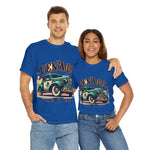Flag Village Mexico Vintage Car Flag T-SHIRT Heavy Cotton Tee MEX0004