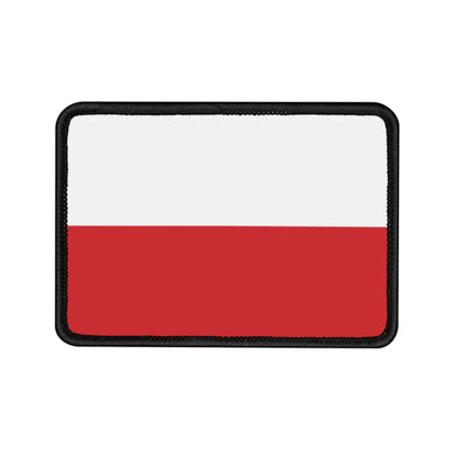 Flag Village Poland Flag Embroidery Iron-On Patches