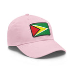 Flag Village Guyana Flag Hat Cap with Leather Patch