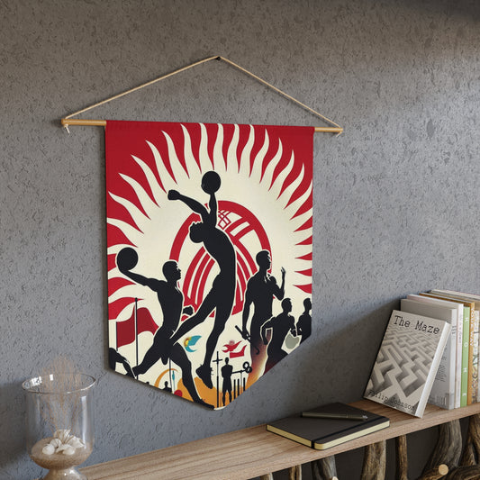 Flag Village Kyrgyzstan Flag Pennant Sporting Home Wall decoration KGZ0002