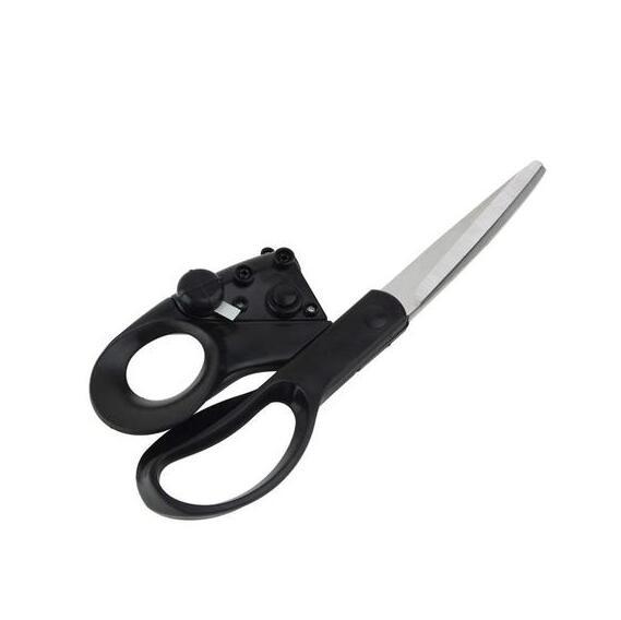 Flag Village Professional Laser Guided Scissors For Home Crafts Wrapping Gifts Fabric Sewing Cut Straight Fast Scissor Shear