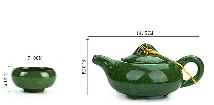 Flag Village Ceramic teapot tea set gift box