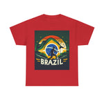 Flag Village Brazil Sporting Flag T-SHIRT Heavy Cotton Tee BRA0013